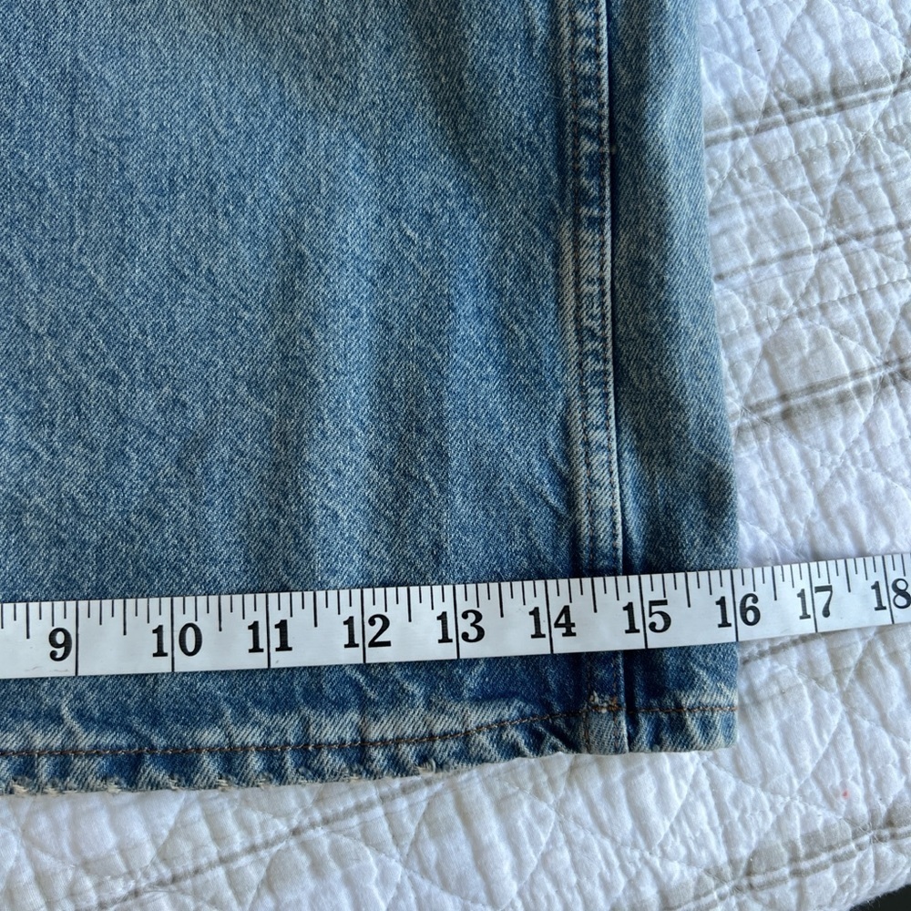 NWOT We The Free Cropped High Waist Extra Wide Leg Medium Wash Jeans Size 27 - Picture 8 of 9